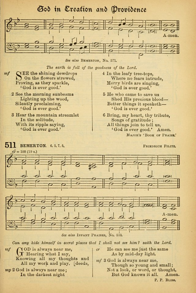 The Presbyterian Book of Praise: approved and commended by the General Assembly of the Presbyterian Church in Canada; With tunes; Part I. Selections from the Psalter. Part II. The Hymnal, rev, and en. page 695
