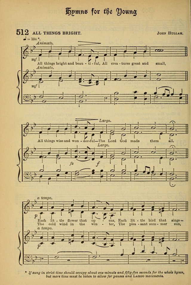 The Presbyterian Book of Praise: approved and commended by the General Assembly of the Presbyterian Church in Canada; With tunes; Part I. Selections from the Psalter. Part II. The Hymnal, rev, and en. page 696