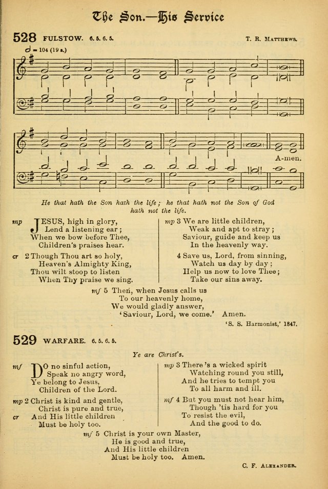The Presbyterian Book of Praise: approved and commended by the General Assembly of the Presbyterian Church in Canada; With tunes; Part I. Selections from the Psalter. Part II. The Hymnal, rev, and en. page 715