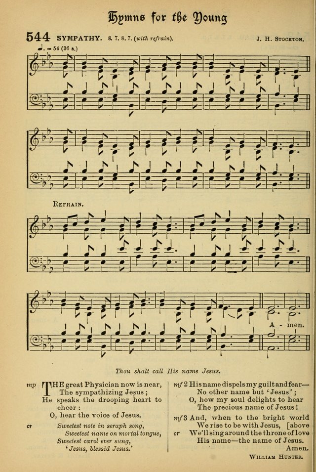 The Presbyterian Book of Praise: approved and commended by the General Assembly of the Presbyterian Church in Canada; With tunes; Part I. Selections from the Psalter. Part II. The Hymnal, rev, and en. page 734