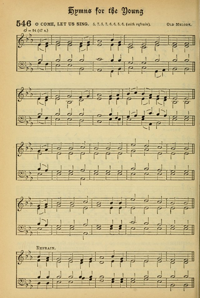 The Presbyterian Book of Praise: approved and commended by the General Assembly of the Presbyterian Church in Canada; With tunes; Part I. Selections from the Psalter. Part II. The Hymnal, rev, and en. page 736