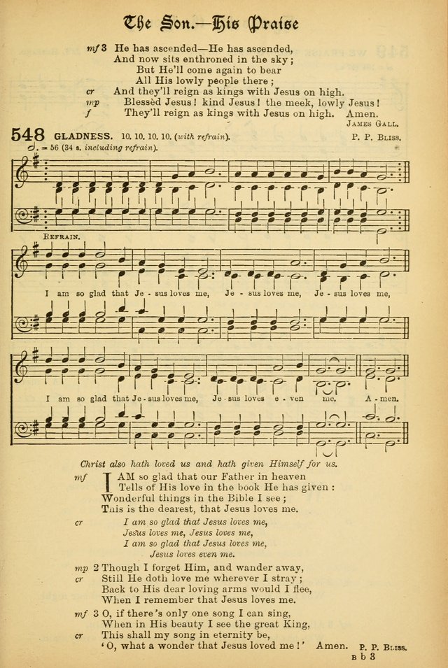 The Presbyterian Book of Praise: approved and commended by the General Assembly of the Presbyterian Church in Canada; With tunes; Part I. Selections from the Psalter. Part II. The Hymnal, rev, and en. page 739