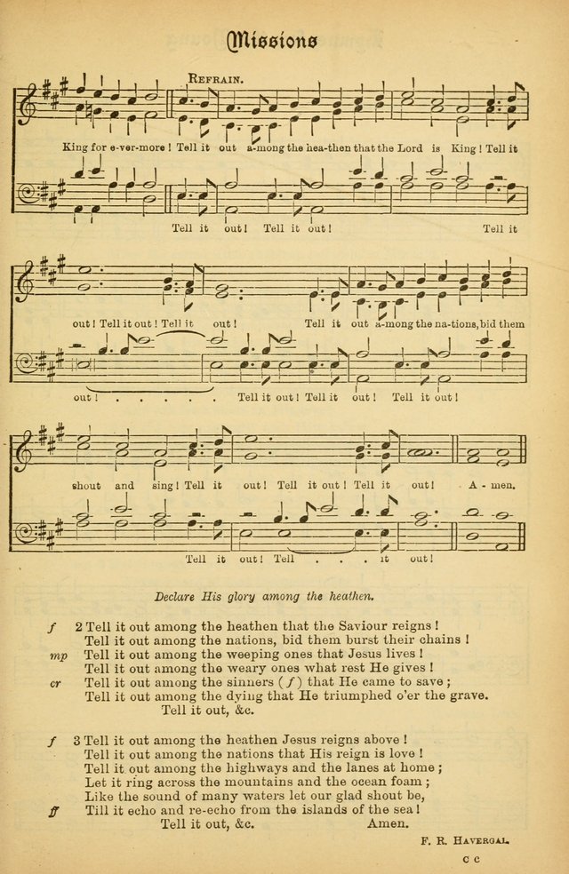 The Presbyterian Book of Praise: approved and commended by the General Assembly of the Presbyterian Church in Canada; With tunes; Part I. Selections from the Psalter. Part II. The Hymnal, rev, and en. page 763