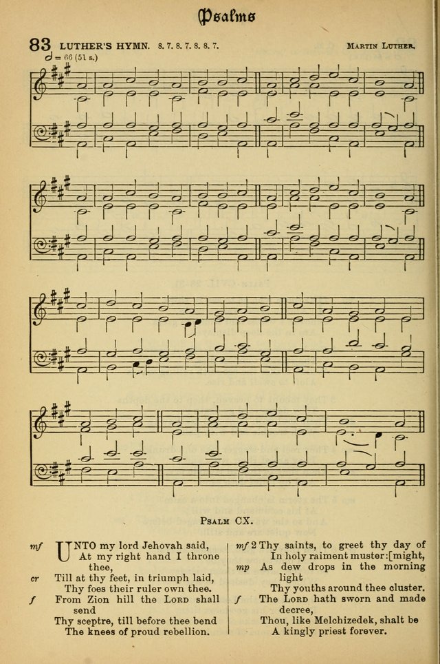 The Presbyterian Book of Praise: approved and commended by the General Assembly of the Presbyterian Church in Canada; With tunes; Part I. Selections from the Psalter. Part II. The Hymnal, rev, and en. page 82
