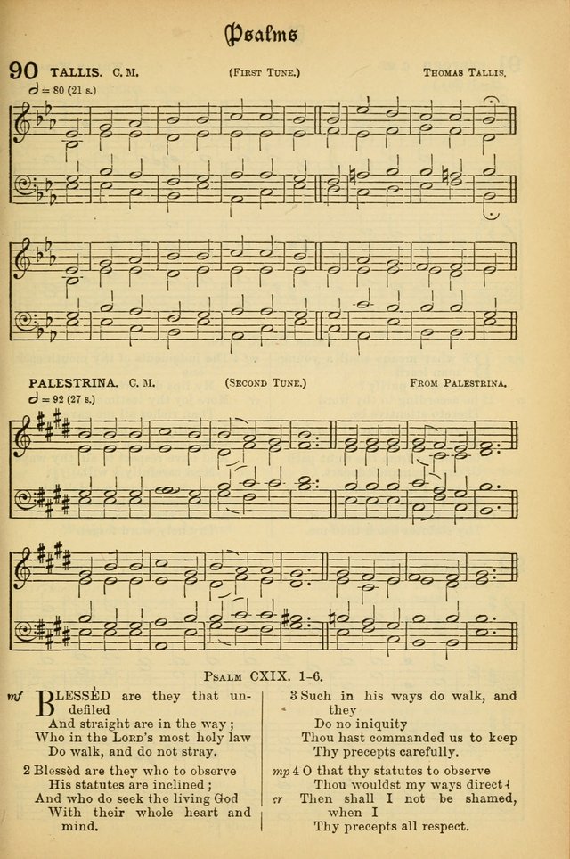 The Presbyterian Book of Praise: approved and commended by the General Assembly of the Presbyterian Church in Canada; With tunes; Part I. Selections from the Psalter. Part II. The Hymnal, rev, and en. page 89