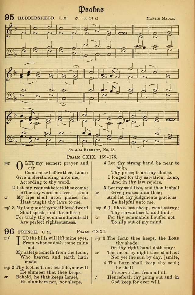 The Presbyterian Book of Praise: approved and commended by the General Assembly of the Presbyterian Church in Canada; With tunes; Part I. Selections from the Psalter. Part II. The Hymnal, rev, and en. page 93