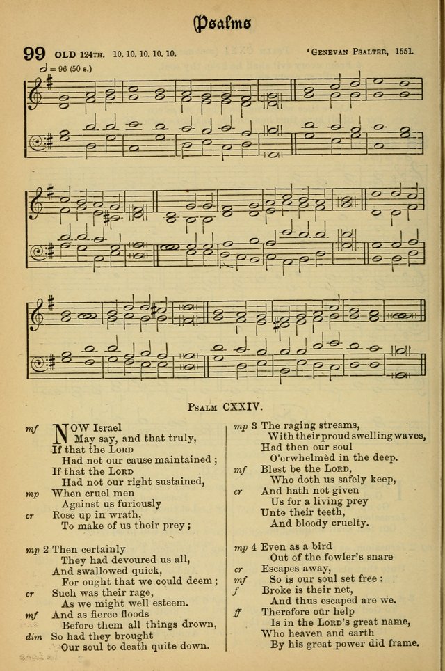 The Presbyterian Book of Praise: approved and commended by the General Assembly of the Presbyterian Church in Canada; With tunes; Part I. Selections from the Psalter. Part II. The Hymnal, rev, and en. page 96