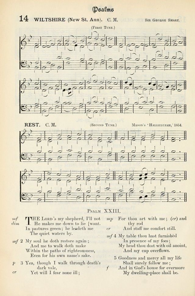 The Presbyterian Book of Praise: approved and commended by the General Assembly of the Presbyterian Church in Canada, with Tunes page 12