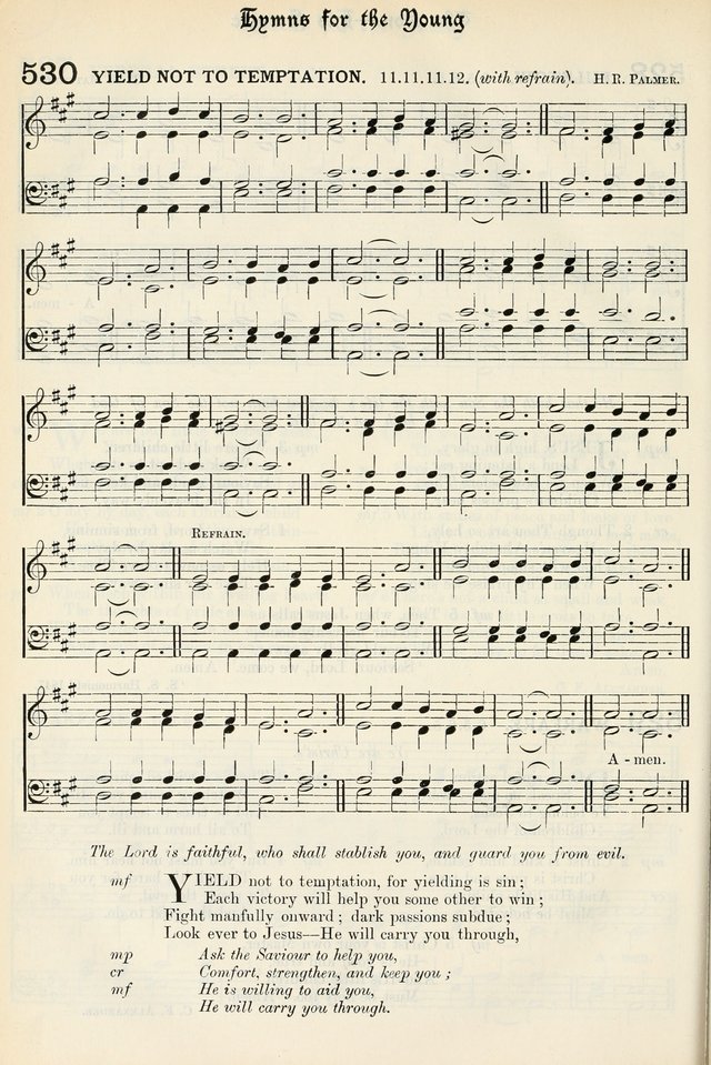 The Presbyterian Book of Praise: approved and commended by the General Assembly of the Presbyterian Church in Canada, with Tunes page 620
