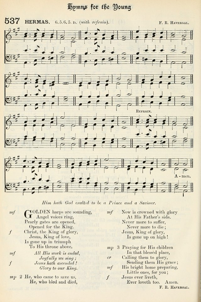 The Presbyterian Book of Praise: approved and commended by the General Assembly of the Presbyterian Church in Canada, with Tunes page 626