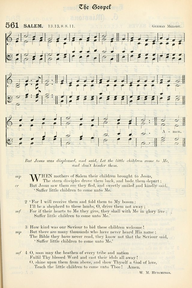 The Presbyterian Book of Praise: approved and commended by the General Assembly of the Presbyterian Church in Canada, with Tunes page 649