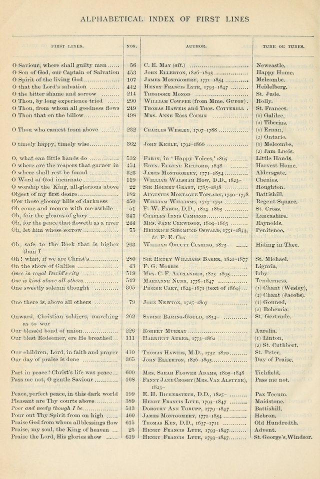 The Presbyterian Book of Praise: approved and commended by the General Assembly of the Presbyterian Church in Canada, with Tunes page 738