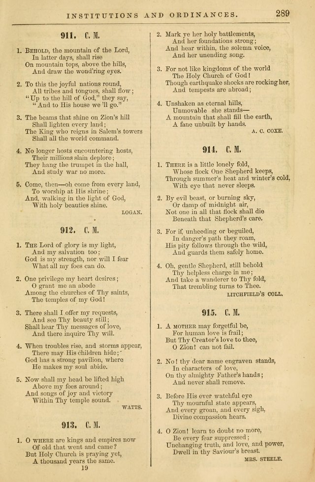 Plymouth Collection of Hymns and Tunes; for the use of Christian Congregations page 308