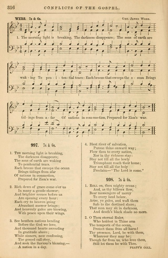 Plymouth Collection of Hymns and Tunes; for the use of Christian Congregations page 335