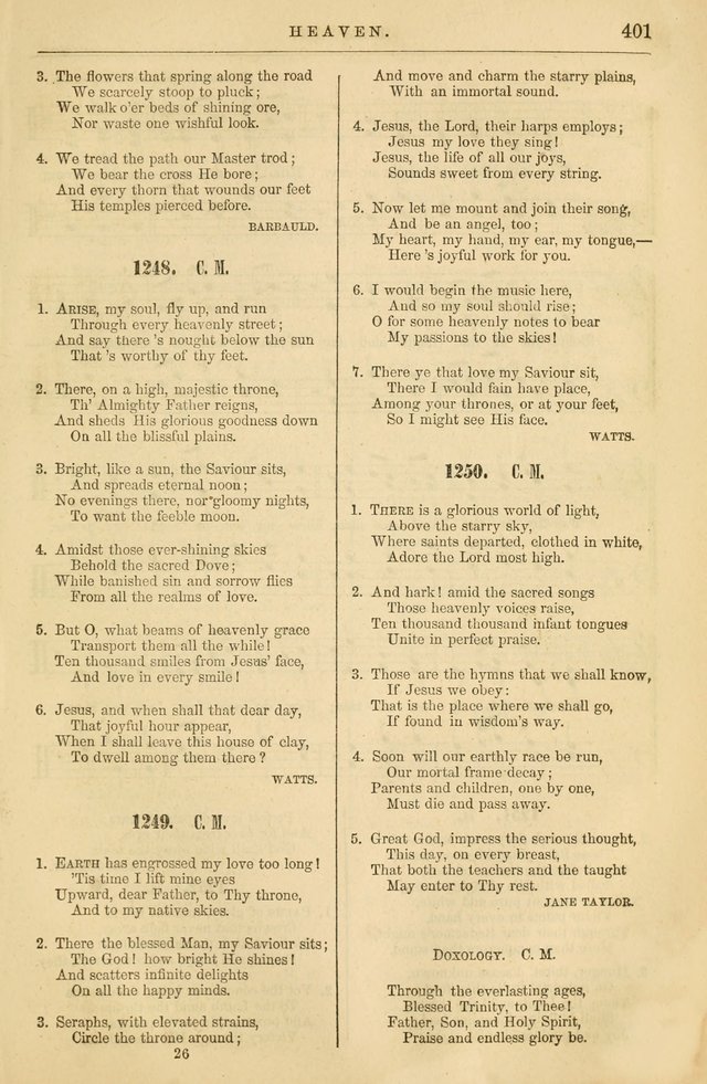 Plymouth Collection of Hymns and Tunes; for the use of Christian Congregations page 420