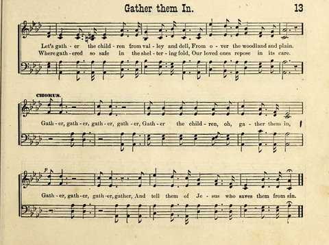 Pure Delight: a collection of Songs and Services for Sunday Schools page 13