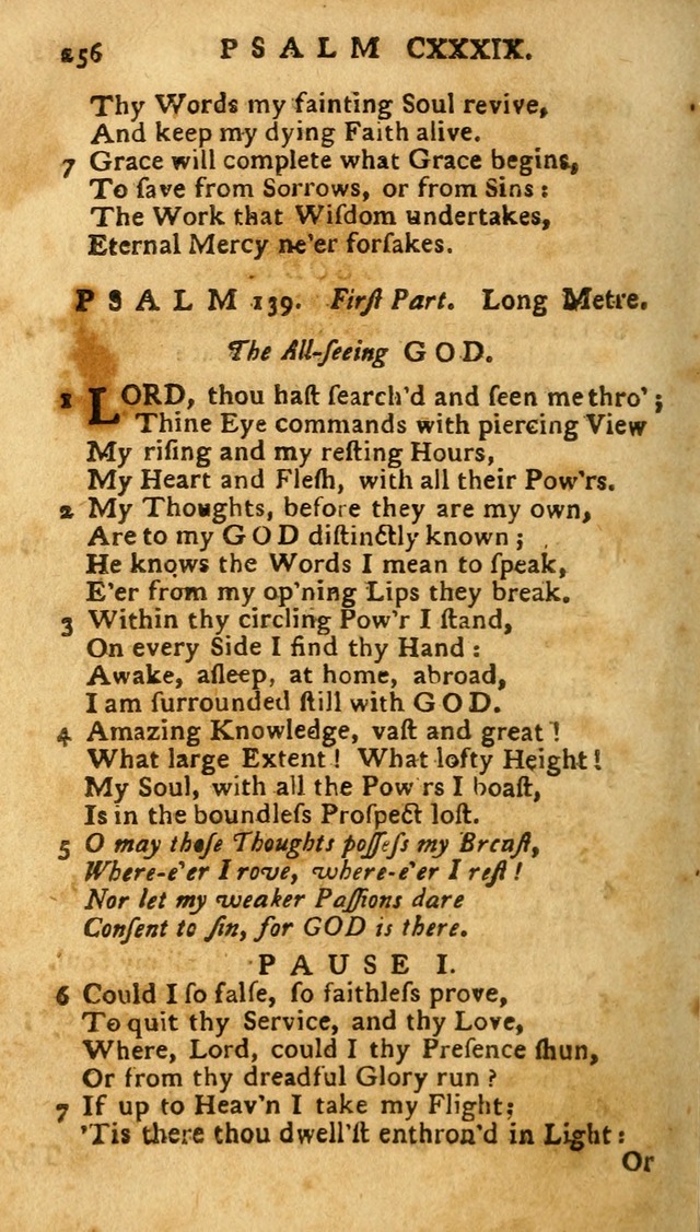The Psalms of David: imitated in the language of the New Testament. page 256