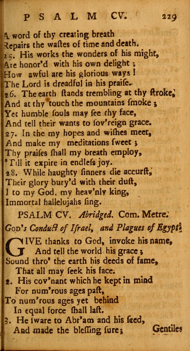 The Psalms of David: imitated in the language of the New Testament, and applied to the Christian state and worship page 229