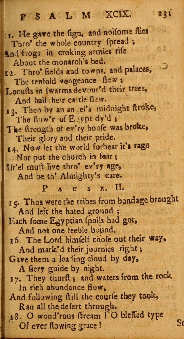 The Psalms of David: imitated in the language of the New Testament, and applied to the Christian state and worship page 231