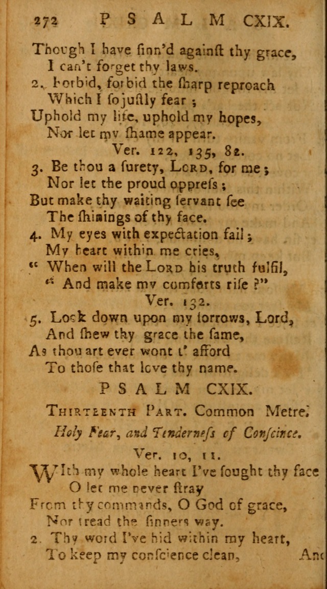 The Psalms of David: imitated in the language of the New Testament, and applied to the Christian state and worship page 272