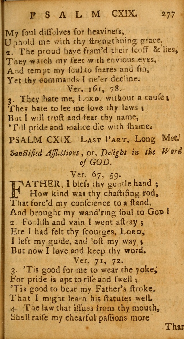 The Psalms of David: imitated in the language of the New Testament, and applied to the Christian state and worship page 277