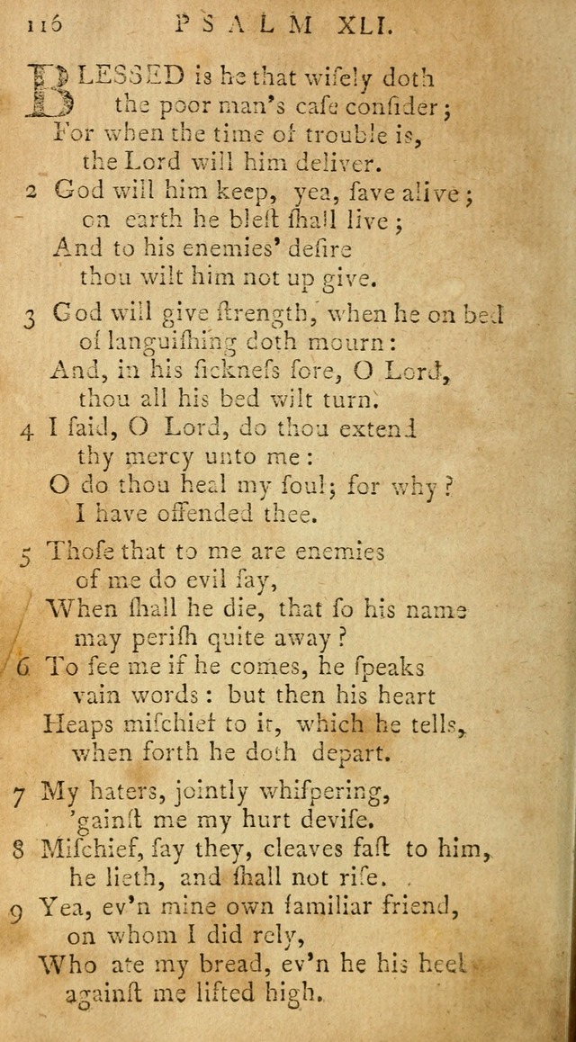 Psalms of David in metre page 116