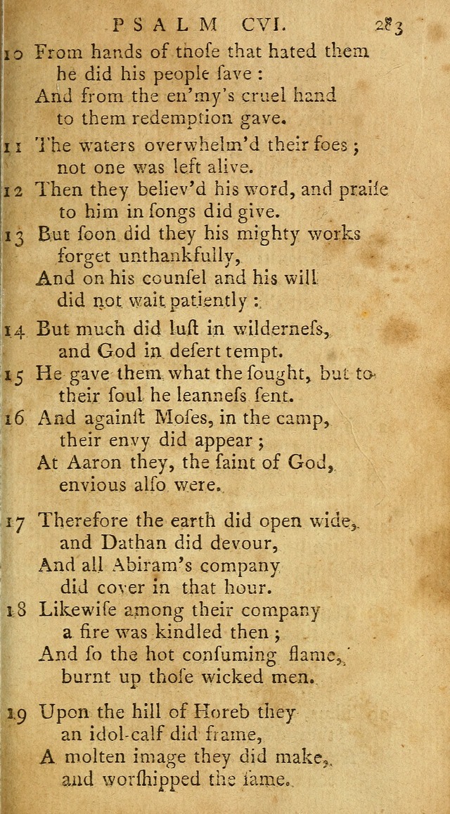 Psalms of David in metre page 281
