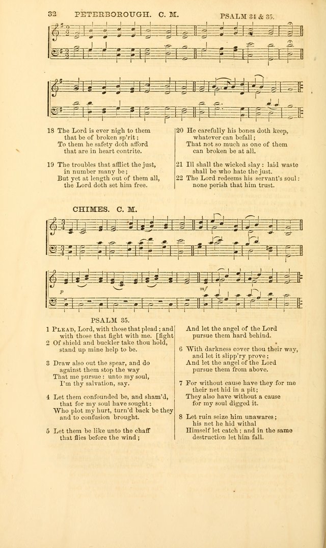 The Psalms of David: with a selection of standard music appropriately arranged according to sentiment of each Psalm or portion of Psalm (8th ed.) page 32