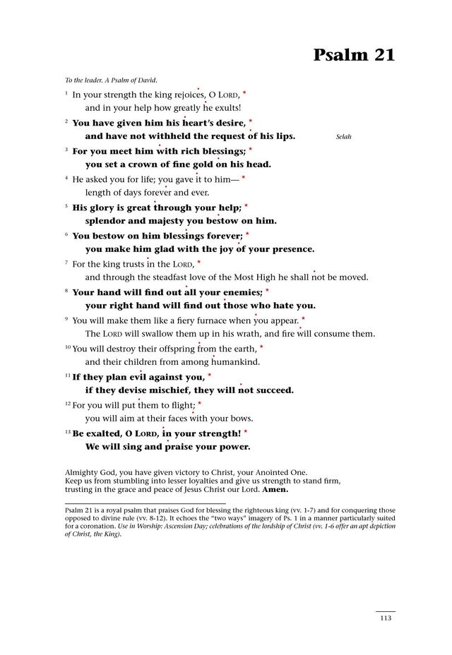 Psalms for All Seasons: a complete Psalter for worship page 113