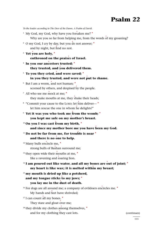 Psalms for All Seasons: a complete Psalter for worship page 115