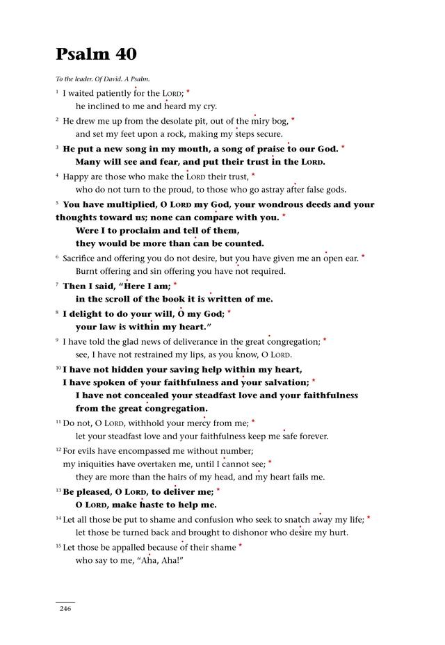 Psalms for All Seasons: a complete Psalter for worship page 246