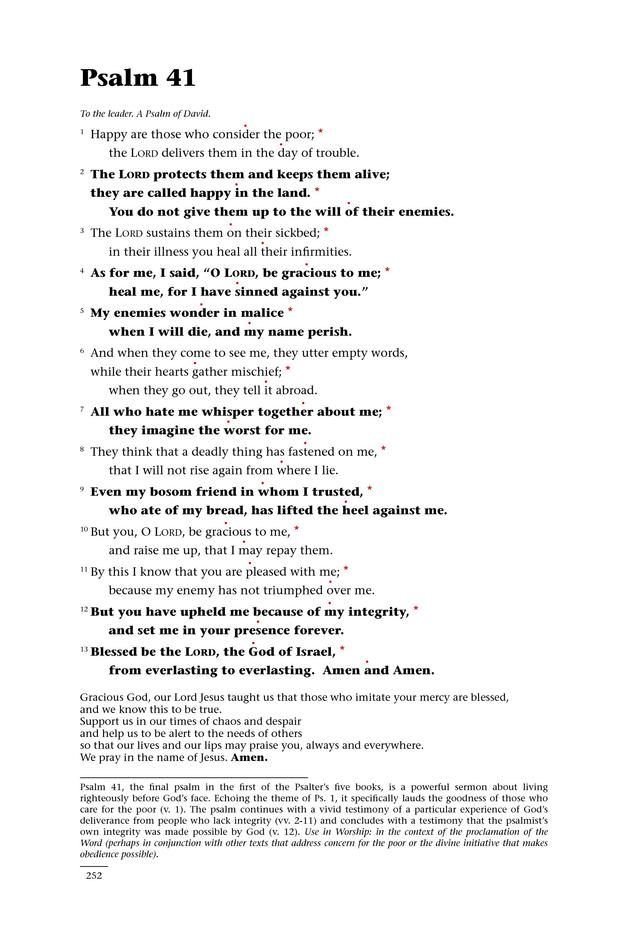 Psalms for All Seasons: a complete Psalter for worship page 252