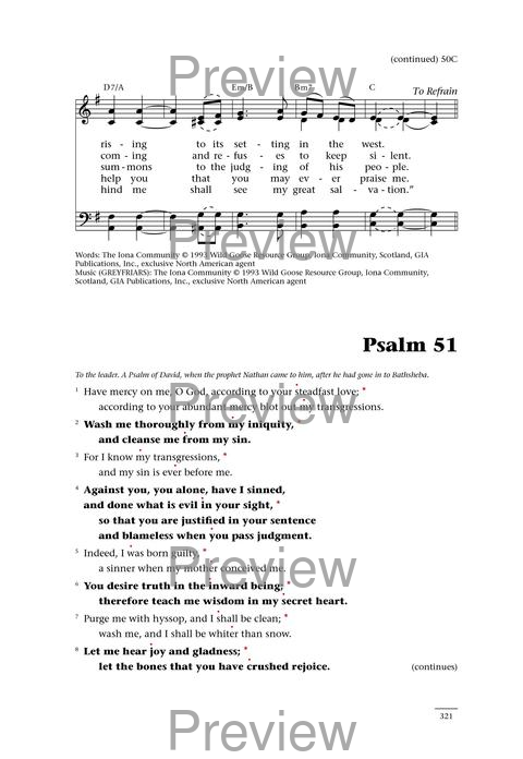 Psalms for All Seasons: a complete Psalter for worship page 321