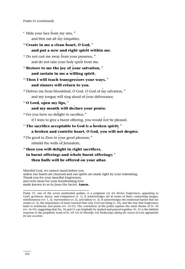 Psalms for All Seasons: a complete Psalter for worship page 322