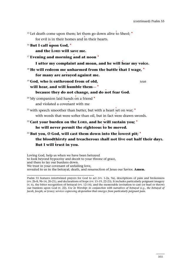 Psalms for All Seasons: a complete Psalter for worship page 355