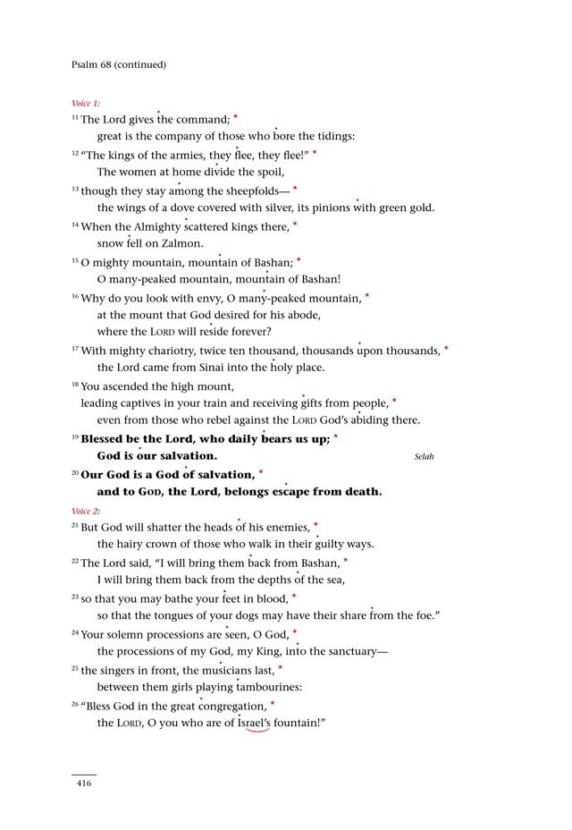 Psalms for All Seasons: a complete Psalter for worship page 417