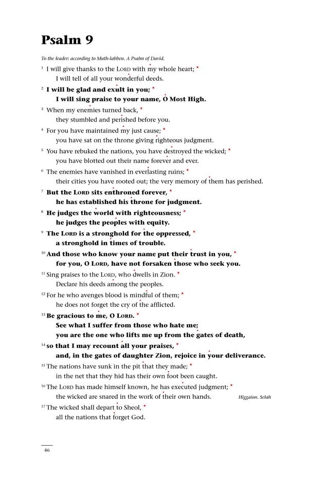 Psalms for All Seasons: a complete Psalter for worship page 46