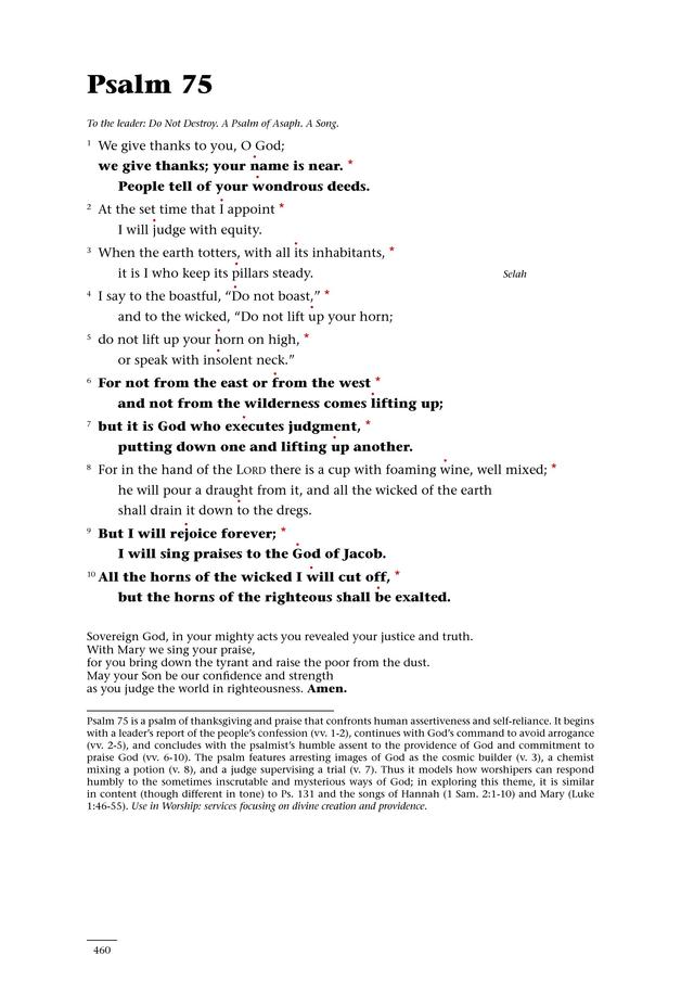 Psalms for All Seasons: a complete Psalter for worship page 461