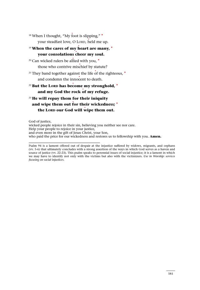 Psalms for All Seasons: a complete Psalter for worship page 583