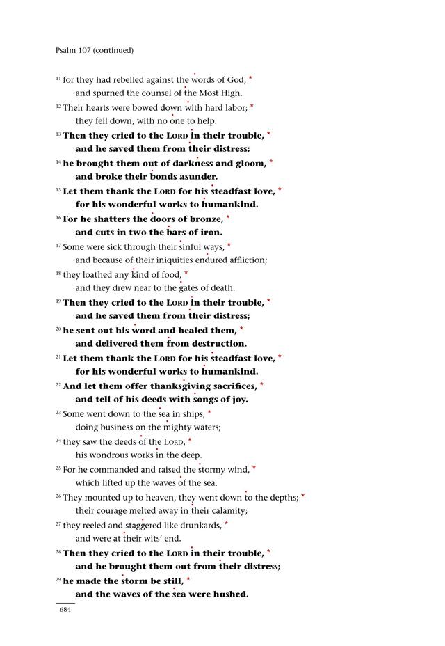 Psalms for All Seasons: a complete Psalter for worship page 686