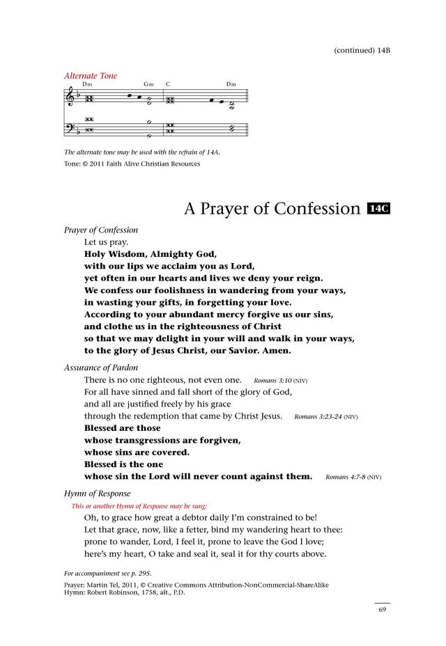 Psalms for All Seasons: a complete Psalter for worship page 69