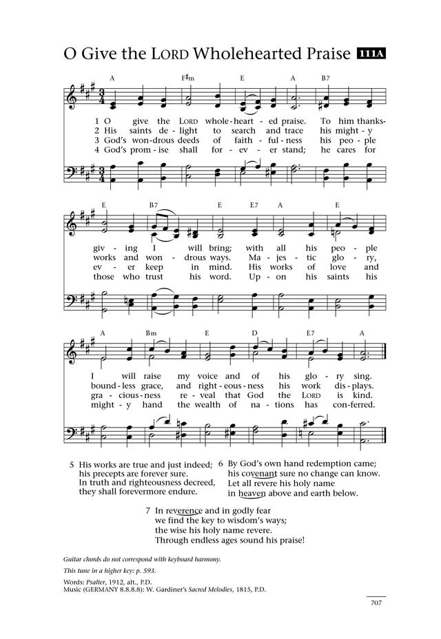 Psalms for All Seasons: a complete Psalter for worship page 709