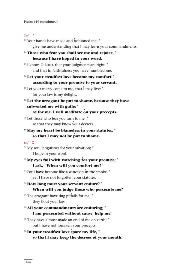 Psalms for All Seasons: a complete Psalter for worship page 768