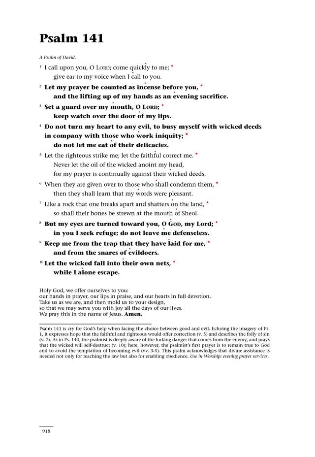 Psalms for All Seasons: a complete Psalter for worship page 920