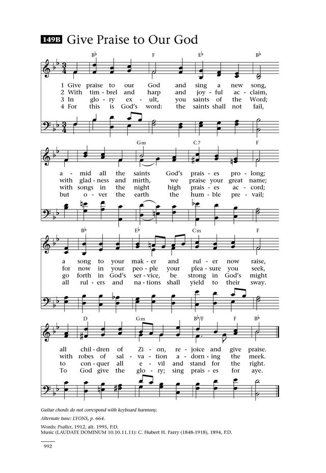Psalms for All Seasons: a complete Psalter for worship page 994