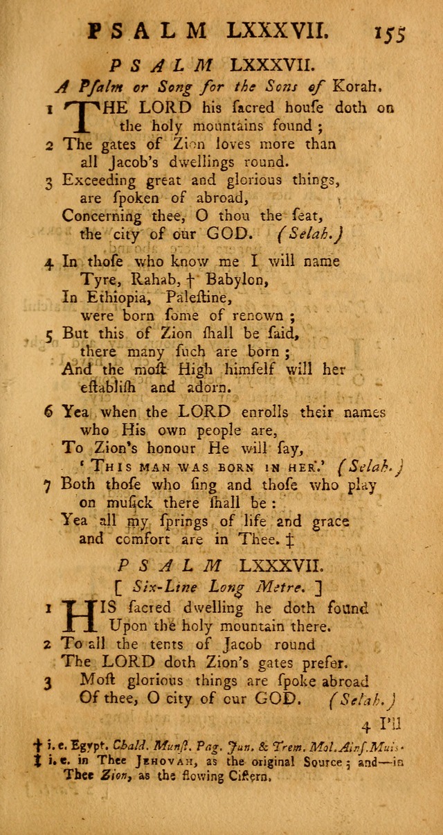 The Psalms Hymns and Spiritual Songs of the Old and New Testament, faithfully translated into English Metre: being the New-England Psalm-Book, revised and improved... (2nd ed.) page 155