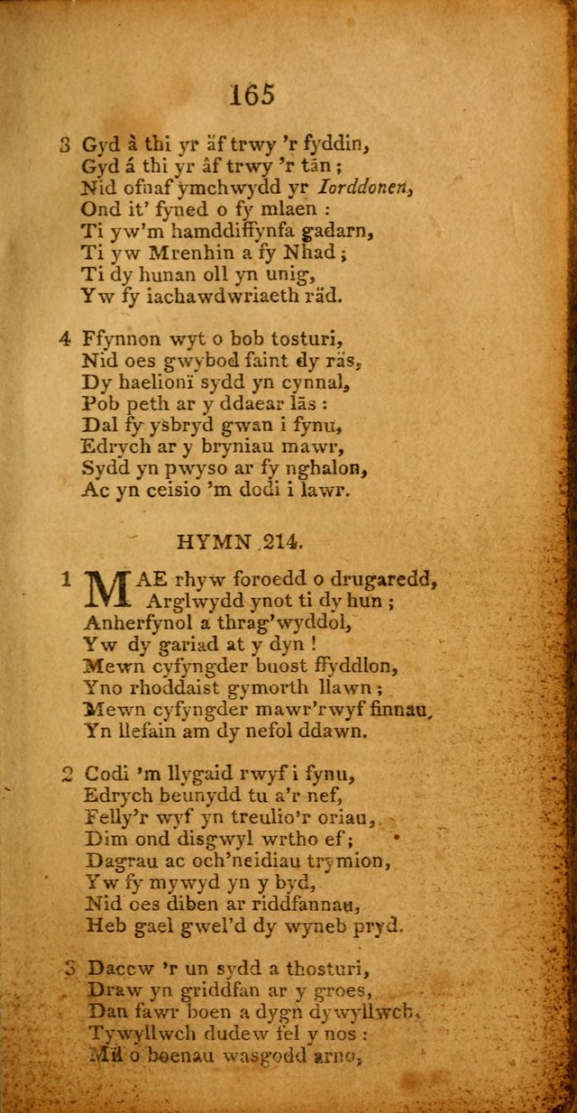 Pigion o Hymnau page 167