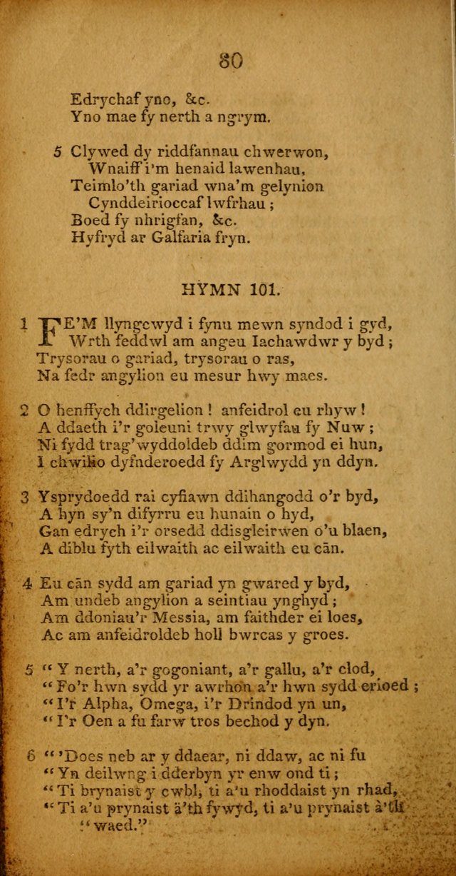 Pigion o Hymnau page 80