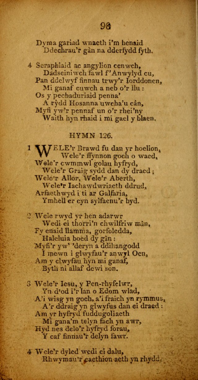 Pigion o Hymnau page 98