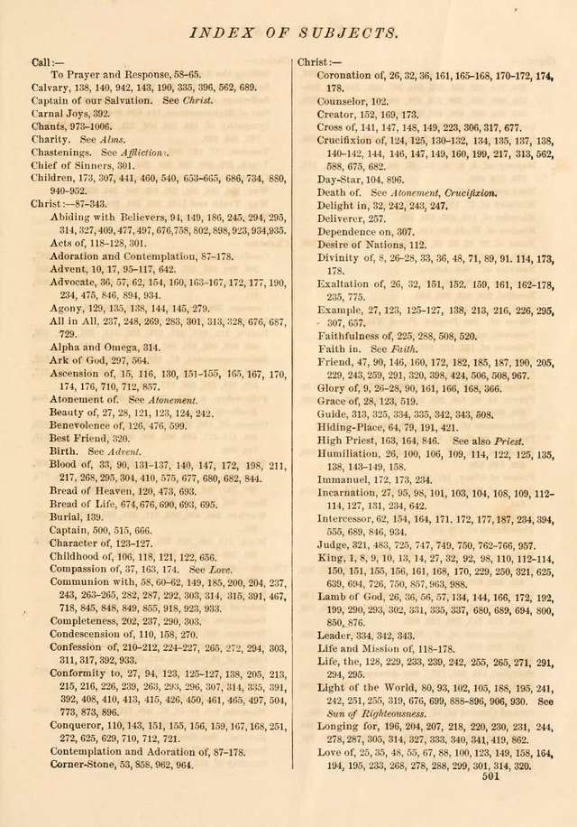 The Presbyterian Hymnal page 501